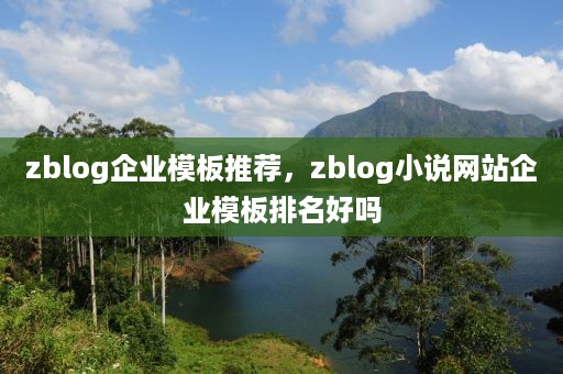 zblog企业模板推荐，zblog小说网站企业模板排名好吗