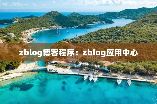 zblog博客程序：zblog应用中心